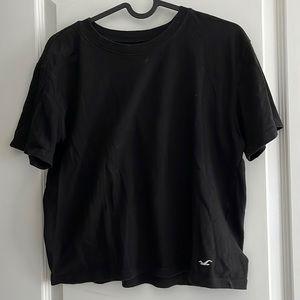 Hollister Black crop top